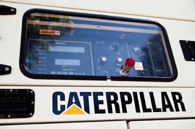 Panel de Control de un Generador Caterpillar